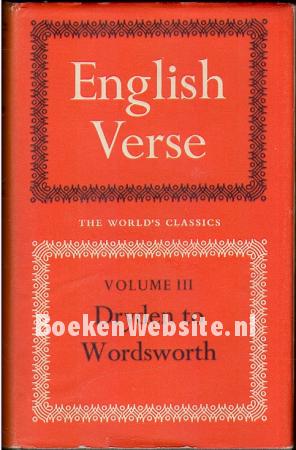 English Verse vol. III