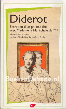 Entretien d'un philosophe avec Madame la Marchale de ***