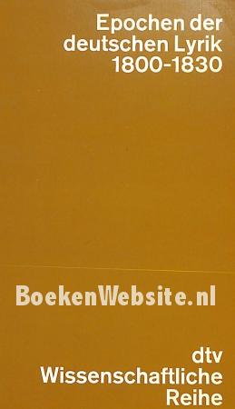 Epochen der deutschen Lyrik 1800-1830