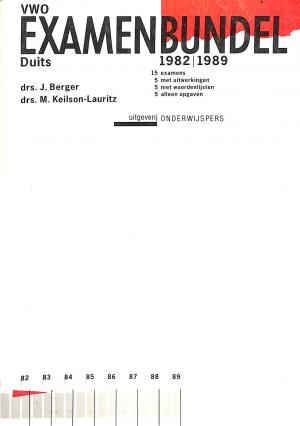 Examenbundel VWO Duits 1982-1989