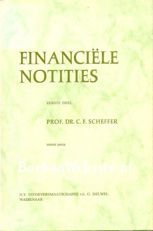 Financiële notities I