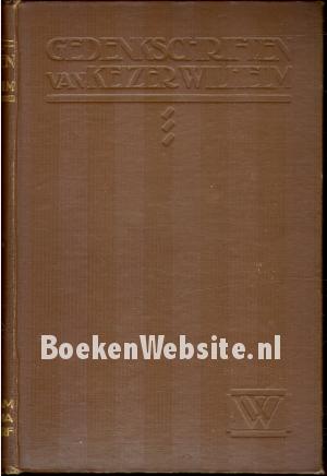 Gedenkschriften van keizer Wilhelm 1878-1918