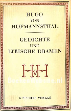 Gedichte und lyrische Dramen