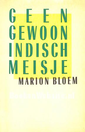 Geen gewoon Indisch meisje, gesigneerd