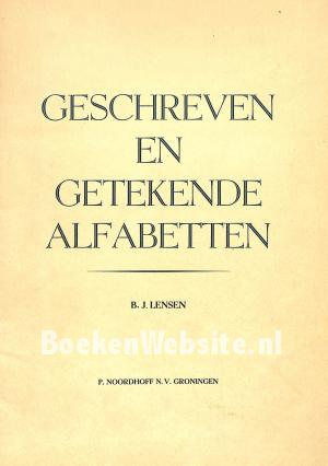 Geschreven en getekende alfabetten