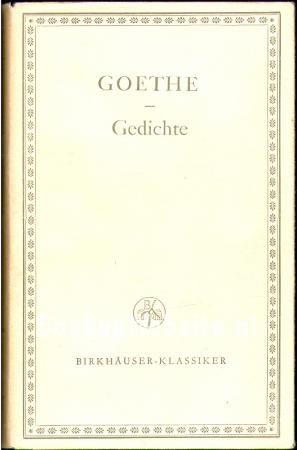 Goethes Werke 01, Gedichte Goethes Werke 01, Gedichte