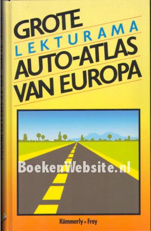 Grote auto-atlas van Europa