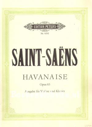 Havanaise für Violine und Orchester