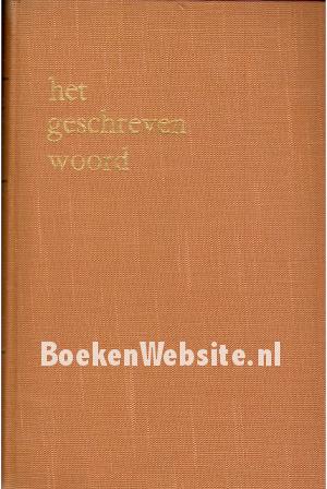 Het geschreven woord