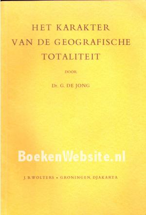 Het karakter van de geografische totaliteit
