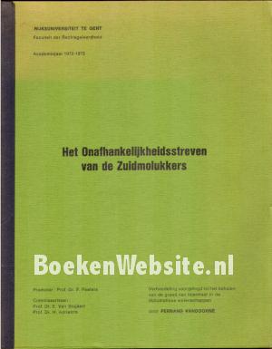 Het Onafhankelijk-heidsstreven van de Zuidmolukkers