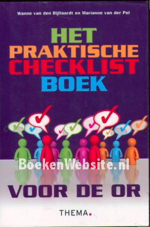 Het praktische chechlistboek voor de OR Het praktische chechlistboek voor de OR