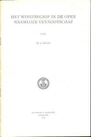 Het winstbegrip in de open naamloze vennootschap