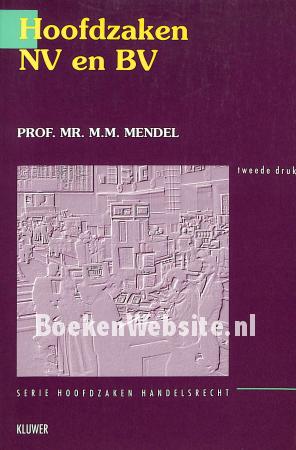 Hoofdzaken NV en BV