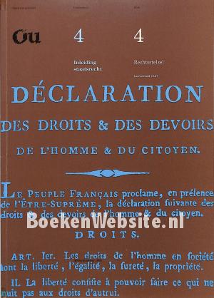 Inleiding staatsrecht 4, rechtsstelsel Inleiding staatsrecht 4, rechtsstelsel