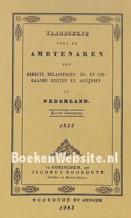 Jaarboekje voor de ambtenaren 1833