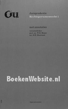 Jurisprudentie Rechtspersonen-recht 1