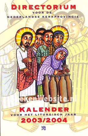 Kalender voor het liturgische jaar 2003/2004