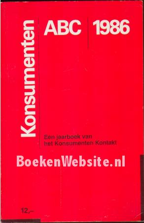 Konsumenten ABC 1986