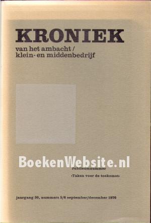 Kroniek van het ambacht/ klein- en middenbedrijf