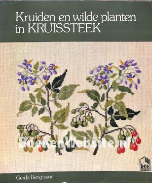 Kruiden en wilde planten in  kruissteek