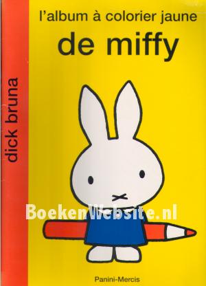 L'album a colorier jaune de Miffy