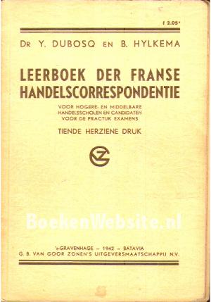 Leerboek der Franse handelscorrespondentie