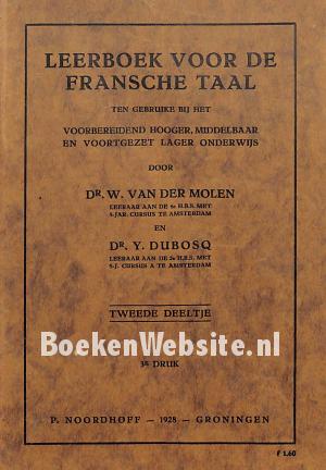 Leerboek voor de Fransche taal II