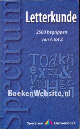 Letterkunde van A tot Z