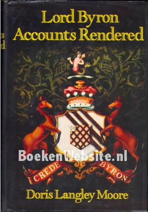 Lord Byron Accounts Rendered Lord Byron Accounts Rendered