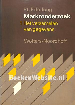 Marktonderzoek 1 Het verzamelen van gegevens