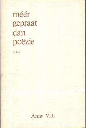 Meer gepraat dan poezie Meer gepraat dan poezie