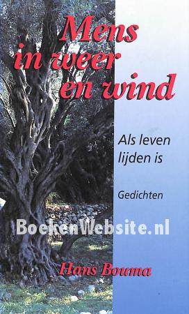 Mens in weer en wind