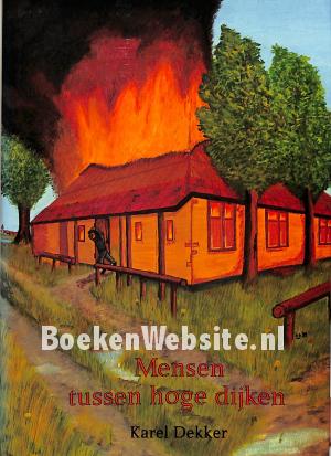 Mensen tussen hoge dijken