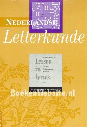 Nederlandse Letterkunde 2004 nr. 4