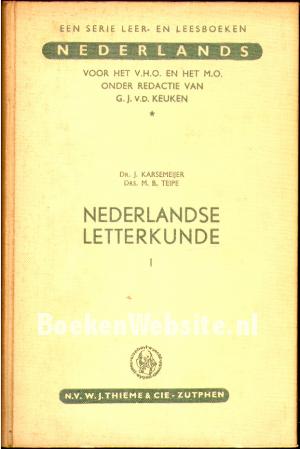 Nederlandse letterkunde I