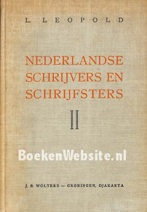 Nederlandse schrijvers en schrijfsters II Nederlandse schrijvers en schrijfsters II