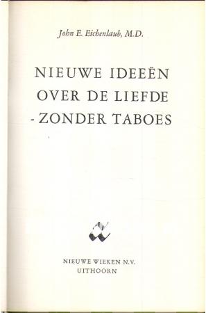 Nieuwe ideeen over de liefde