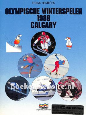 Olympische winterspelen 1988 Calgary Olympische winterspelen 1988 Calgary