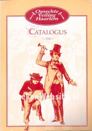 Oprechte Veiling Haarlem, catalogus 158