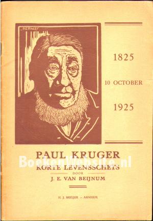 Paul Kruger, korte levensschets Paul Kruger, korte levensschets
