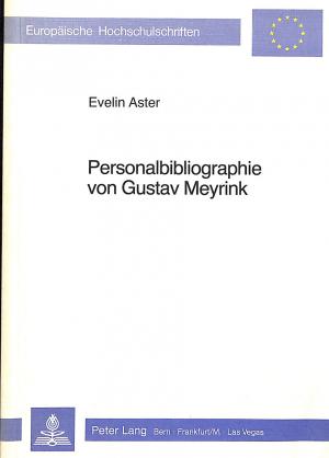Personalbibliographie von Gustav Meyrink