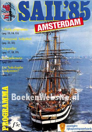 Programma Sail'85 Programma Sail'85