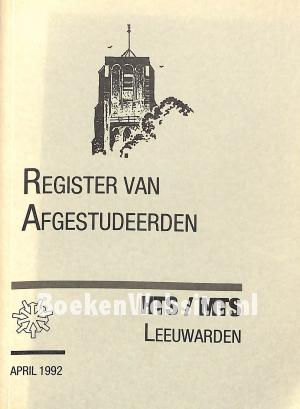 Register van afgestudeerden MTS / MTS Leeuwarden Register van afgestudeerden MTS / MTS Leeuwarden