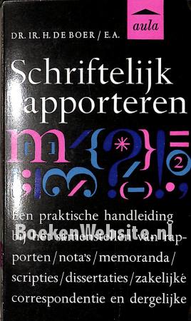 Schriftelijke rapporteren