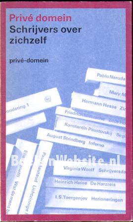 Schrijvers over zichzelf Schrijvers over zichzelf