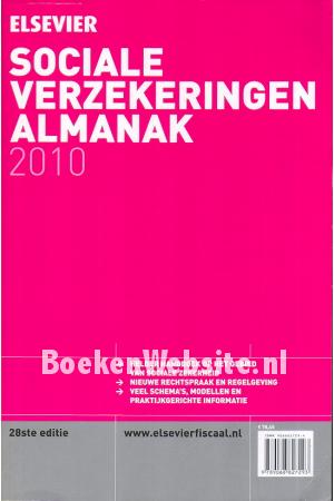 Sociale verzekeringen almanak 2010 Sociale verzekeringen almanak 2010