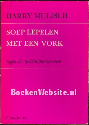 Soep lepelen met een vork