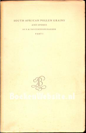 South African Pollen Grains and Spores I