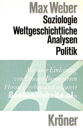 Soziologie Welt-geschichtliche Analysen Politik